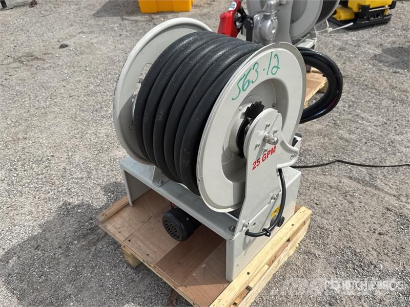 Metered 50 ft Diesel Fuel Reel w/ HD 12v Pump (Unu Gradbeništvo - drugo