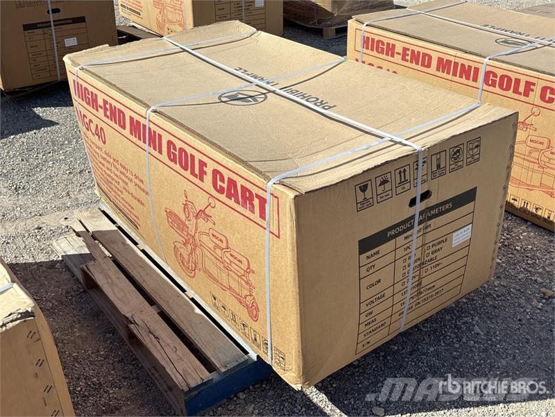  MGC40-BLACK 3 TT E-Trike Mini Scooter (Unused) ATV-k