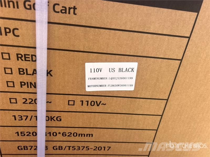  MGC40-Black Electric Trike (Unused) Personbiler