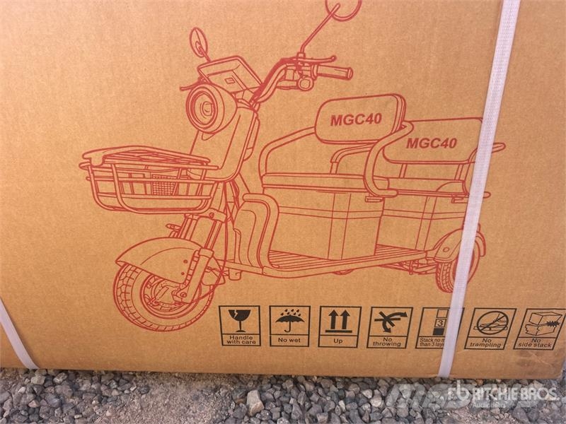 MGC40-Black Electric Trike (Unused) Automašīnas