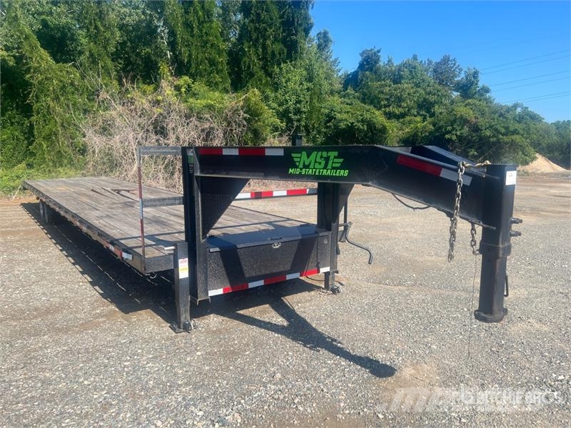  Mid-State 40 ft T/A Gooseneck Equipment Trailer Remolques para transporte de vehículos