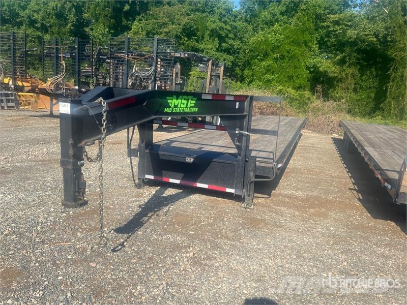  Mid-State 40 ft T/A Gooseneck Equipment Trailer Remolques para transporte de vehículos
