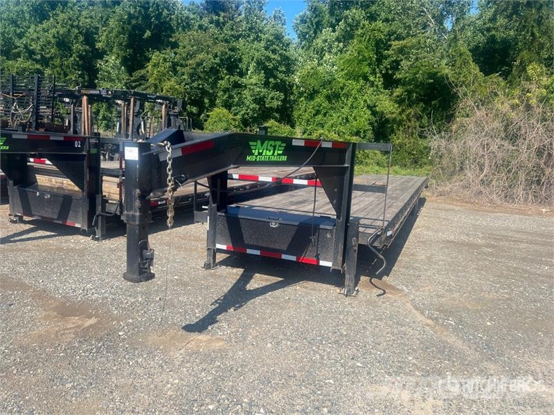  Mid-State 40 ft T/A Gooseneck Equipment Trailer Remolques para transporte de vehículos