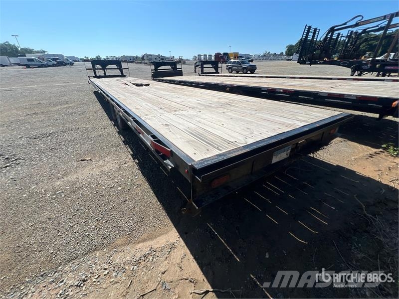  Mid-State 40 ft T/A Gooseneck Equipment Trailer Remolques para transporte de vehículos