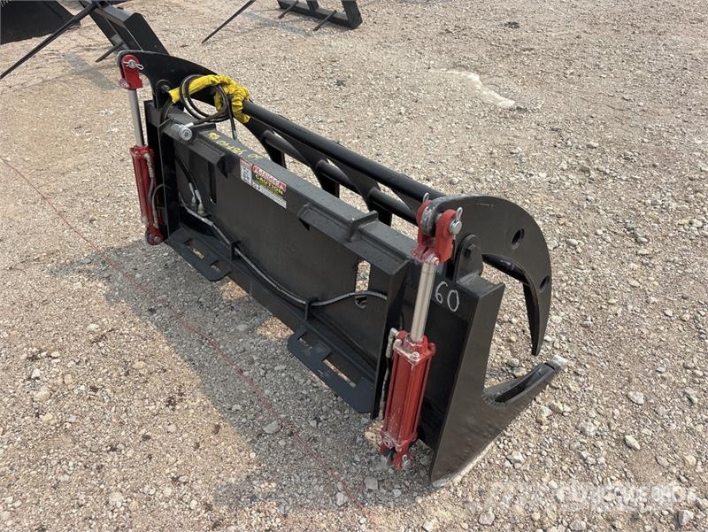  Mid-State 60 in E-Series Skid Steer Root Rake (Unu Ancinho virador