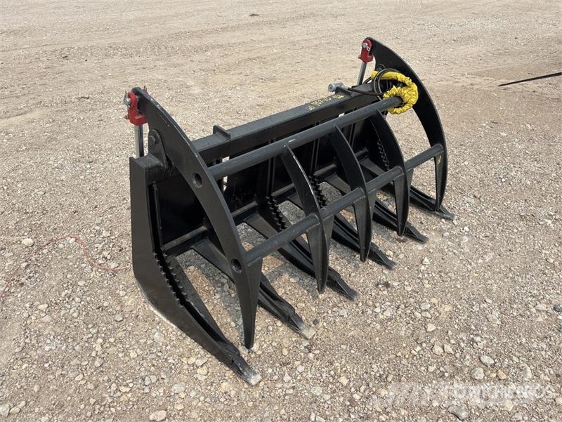  Mid-State 60 in E-Series Skid Steer Root Rake (Unu Ancinho virador