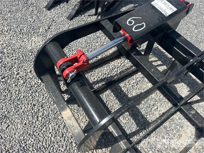  Mid-State 60 in Root Skid Steer Grapple (Unused) Pinzas