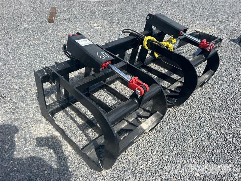  Mid-State 60 in Root Skid Steer Grapple (Unused) Pinzas