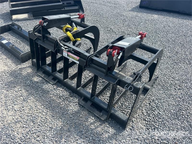  Mid-State 60 in Root Skid Steer Grapple (Unused) Pinzas