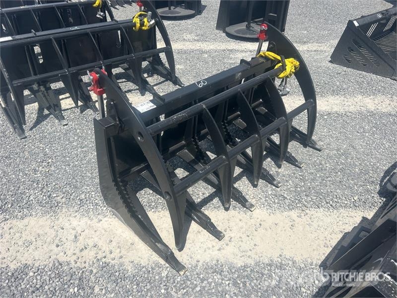 Mid-State 60 in Skid Steer Root Rake (Unused) Rakes and tedders
