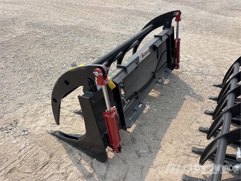  Mid-State 68 in E-Series Skid Steer Root Rake (Unu Ancinho virador