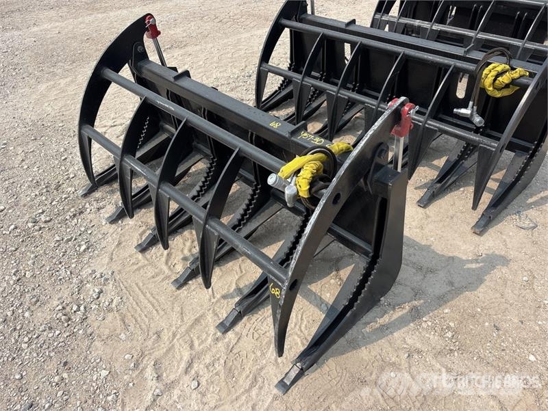  Mid-State 68 in E-Series Skid Steer Root Rake (Unu Ancinho virador