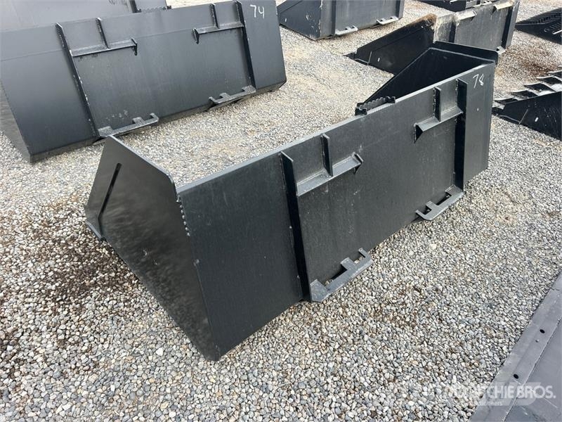 Mid-State 78 in Snow/Litter Skid Steer Bucket (Unu Žlice
