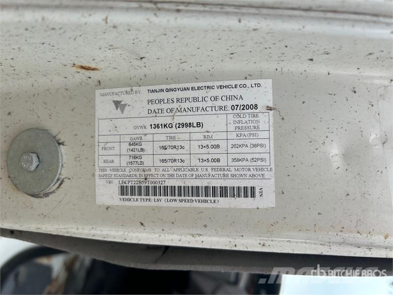  Miles 4x2 Electric Pickup (Inoperable) Прочие фургоны