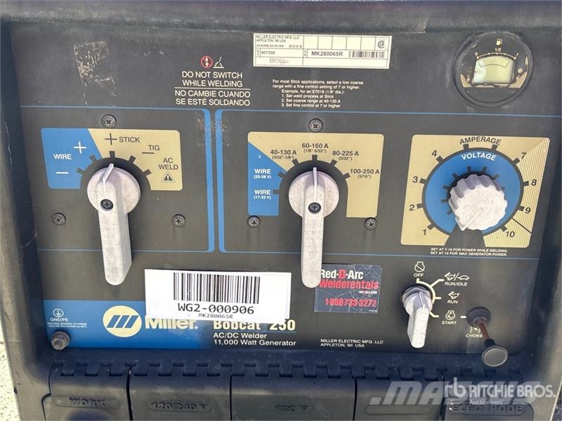 Miller 250 A Skid-Mounted Multi-Process Engine Driven Wel Зварювальні апарати