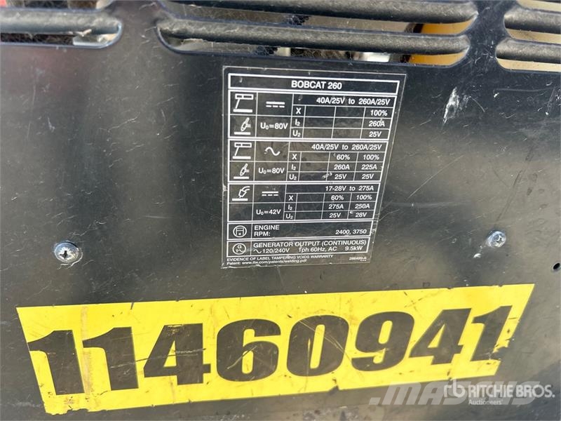 Miller Bobcat 225 260 A Multi-Process Engine Driven Welde Зварювальні апарати