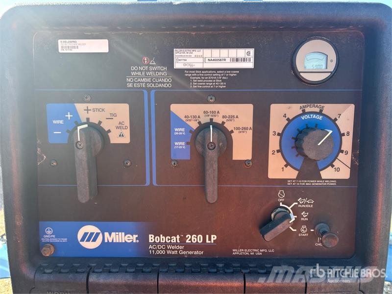 Miller Bobcat 260 LP 260 A Mobile Multi-Process Engine Dr Máquinas de solda