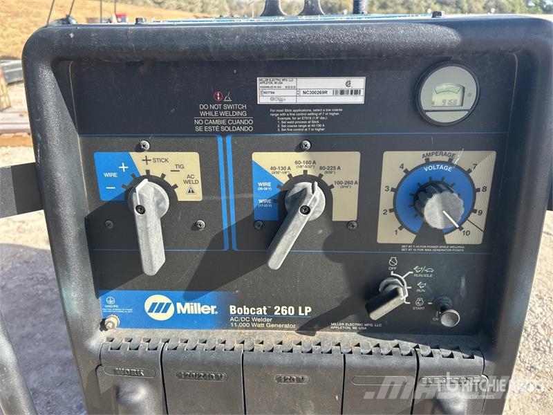 Miller Bobcat 260LP 260 A Mobile Multi-Process Engine Dri Varilni instrumenti