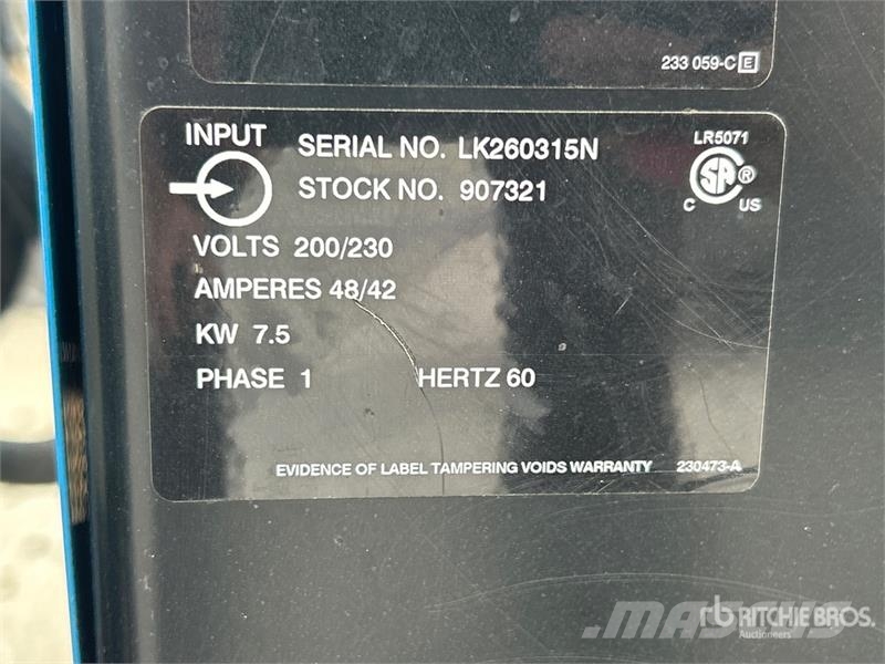 Miller matic 252 Welding machines