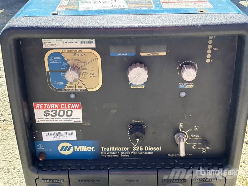 Miller Trailblazer 325 325 A Skid-Mounted Multi-Process E Welding Equipment