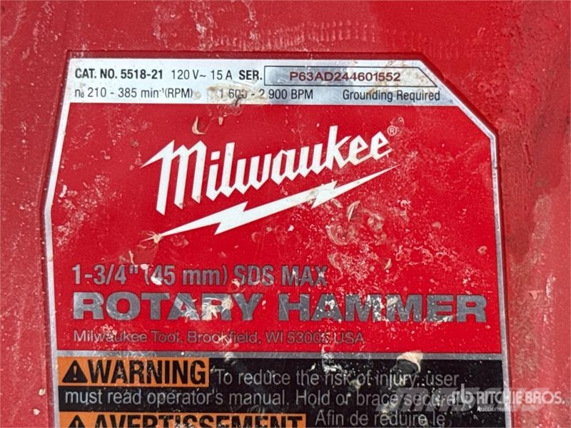 MILWAUKEE of Milwaukee Hammer Drill Outros componentes