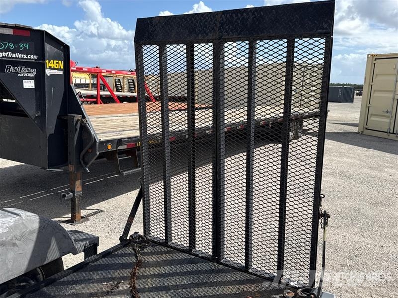 MMDI 10 ft S/A Gooseneck Equipment Trailer Auto pārvadāšanas treileri