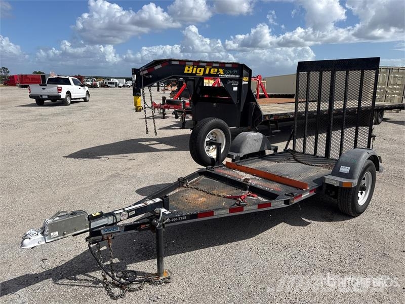 MMDI 10 ft S/A Gooseneck Equipment Trailer Auto pārvadāšanas treileri