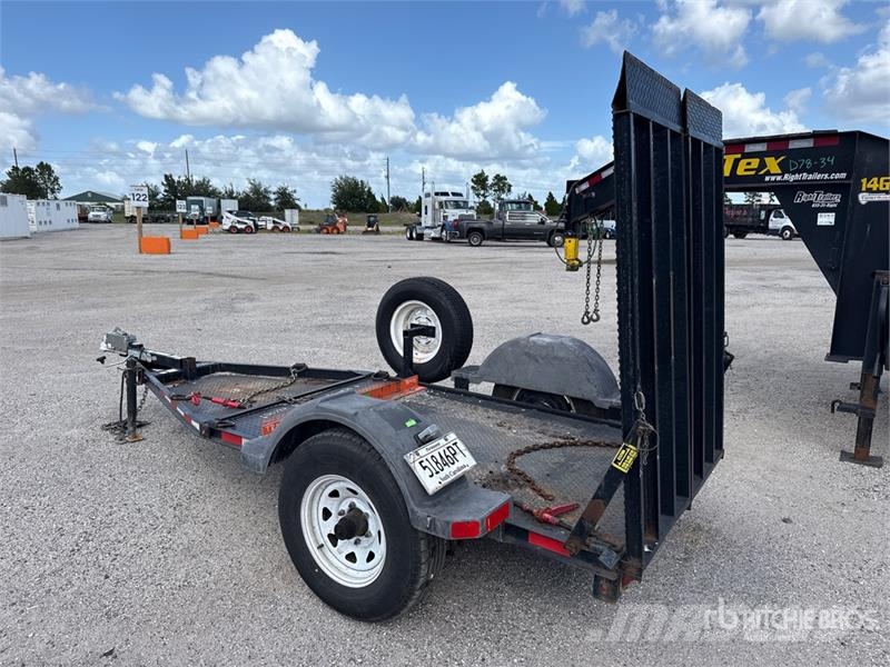 MMDI 10 ft S/A Gooseneck Equipment Trailer Auto pārvadāšanas treileri