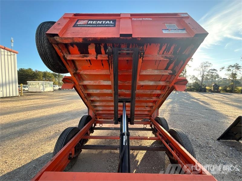 MMDI 10 ft T/A Dump Utility Trailer Pašizgāzējs
