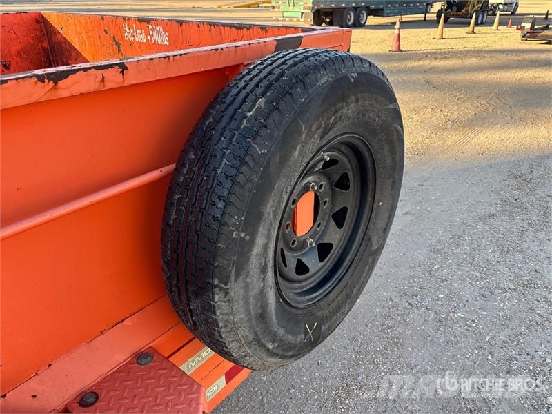 MMDI 10 ft T/A Dump Utility Trailer Pašizgāzējs