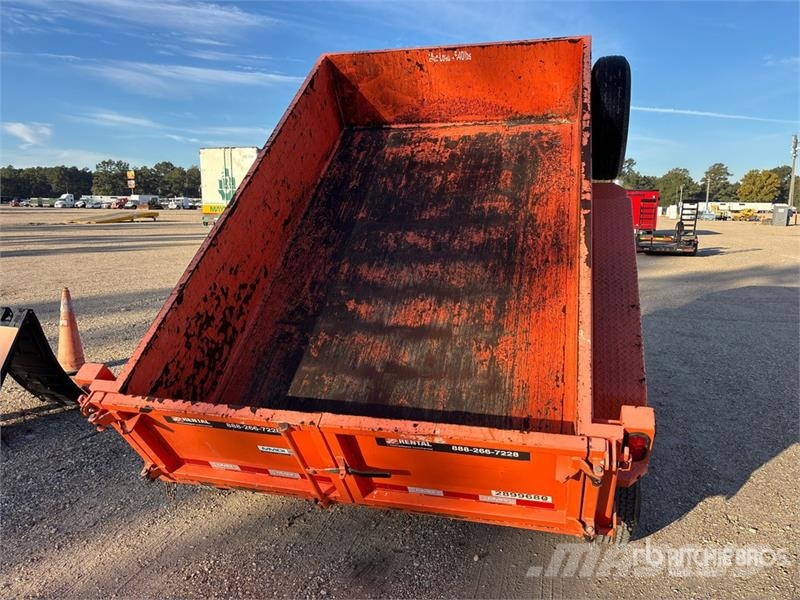 MMDI 10 ft T/A Dump Utility Trailer Pašizgāzējs