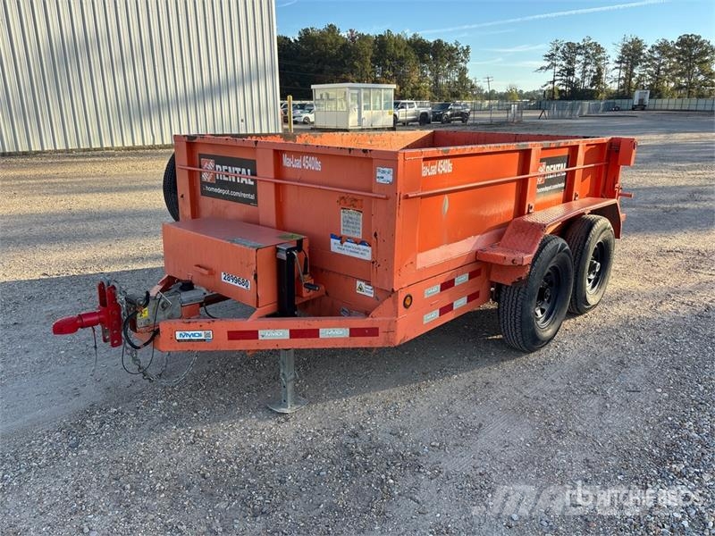 MMDI 10 ft T/A Dump Utility Trailer Pašizgāzējs
