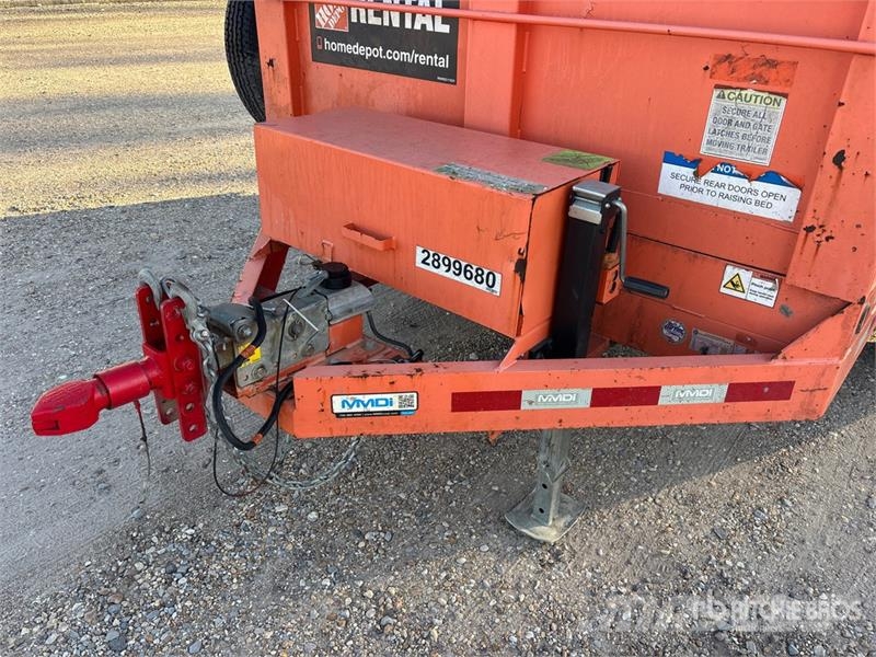MMDI 10 ft T/A Dump Utility Trailer Pašizgāzējs