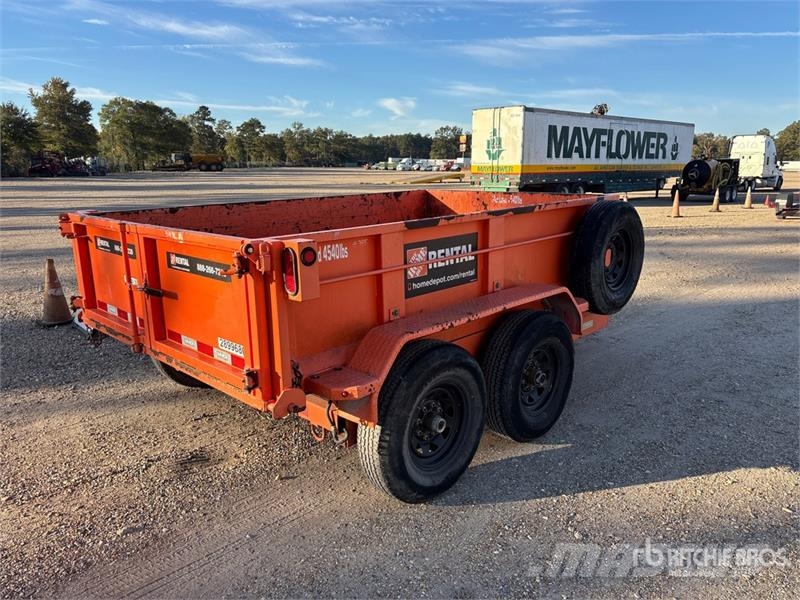 MMDI 10 ft T/A Dump Utility Trailer Pašizgāzējs