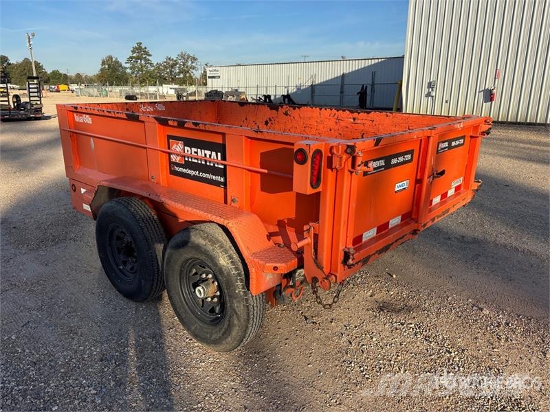 MMDI 10 ft T/A Dump Utility Trailer Pašizgāzējs