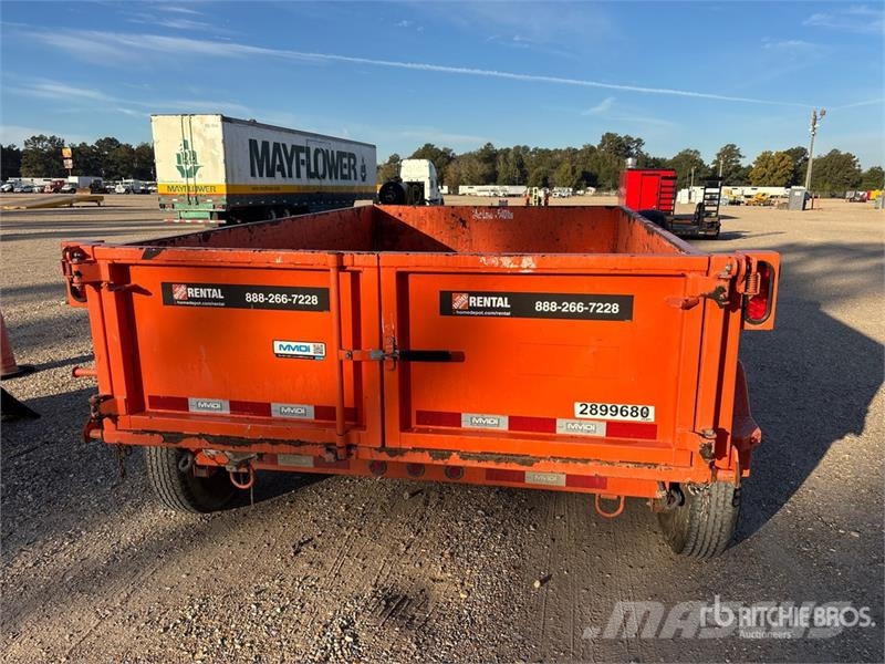 MMDI 10 ft T/A Dump Utility Trailer Pašizgāzējs
