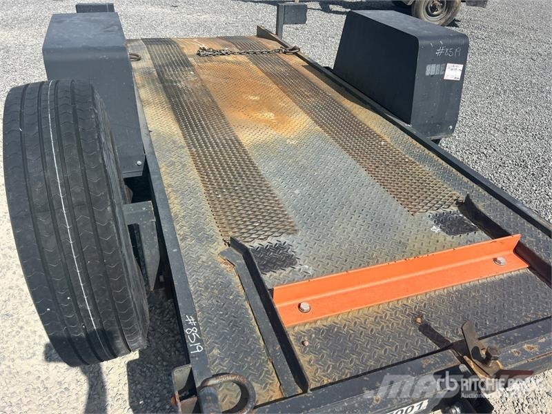 MMDI 12 ft S/A Tilt Deck Trailer Plataformas bajas