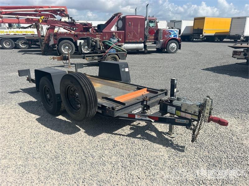 MMDI 12 ft S/A Tilt Deck Trailer Plataformas bajas