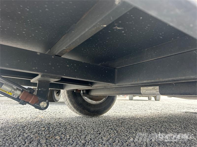 MMDI 410LPT 10 ft S/A Tilt Deck Trailer Mélybölcsős