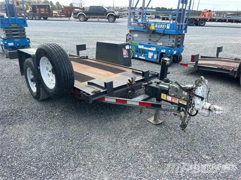 MMDI 410LPT 10 ft S/A Tilt Deck Trailer Mélybölcsős