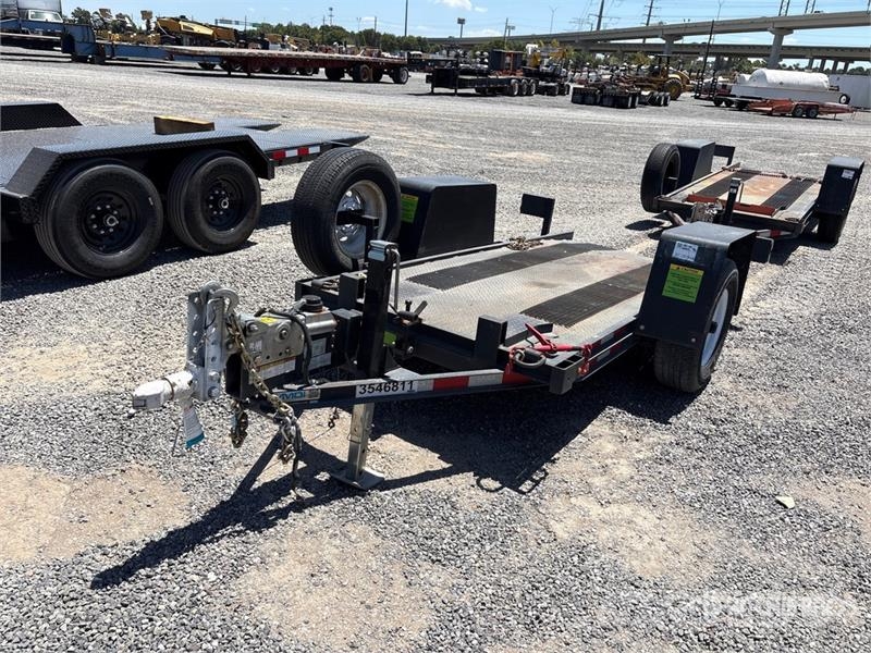 MMDI 410LPT 10 ft S/A Tilt Deck Trailer Mélybölcsős
