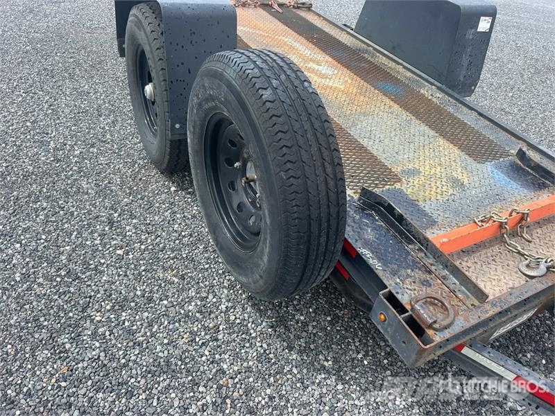MMDI 412LPT 12 ft S/A Tilt Deck Trailer Maskinhenger