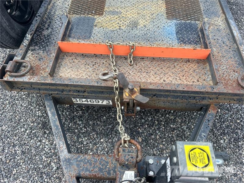 MMDI 412LPT 12 ft S/A Tilt Deck Trailer Maskinhenger