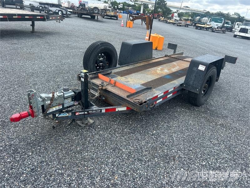 MMDI 412LPT 12 ft S/A Tilt Deck Trailer Maskinhenger