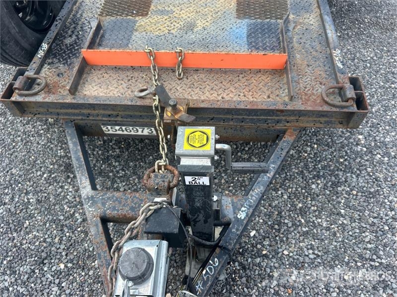MMDI 412LPT 12 ft S/A Tilt Deck Trailer Maskinhenger