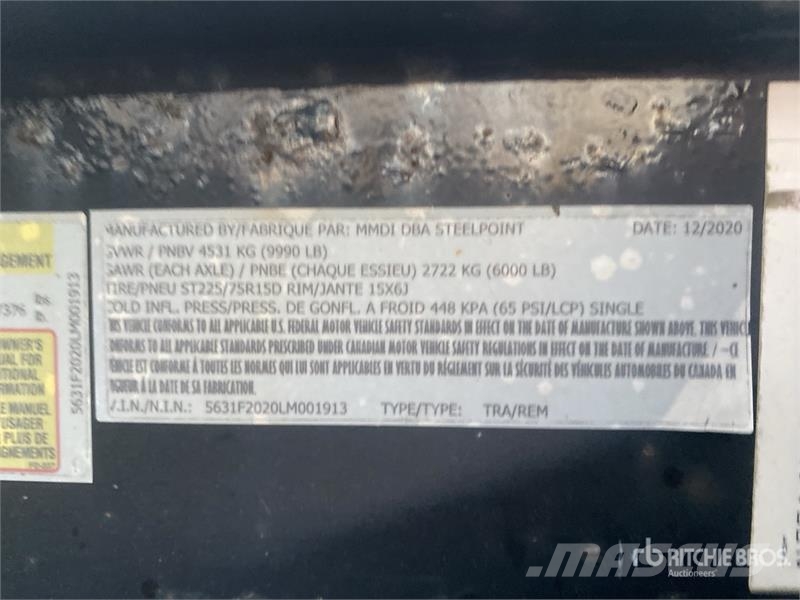 MMDI 614SLTD 14 ft T/A Equipment Trailer Autotransporter prikolice