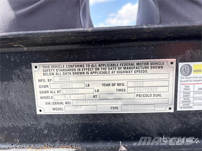 MMDI 614SLTD 14 ft T/A Equipment Trailer 車輛運輸拖車