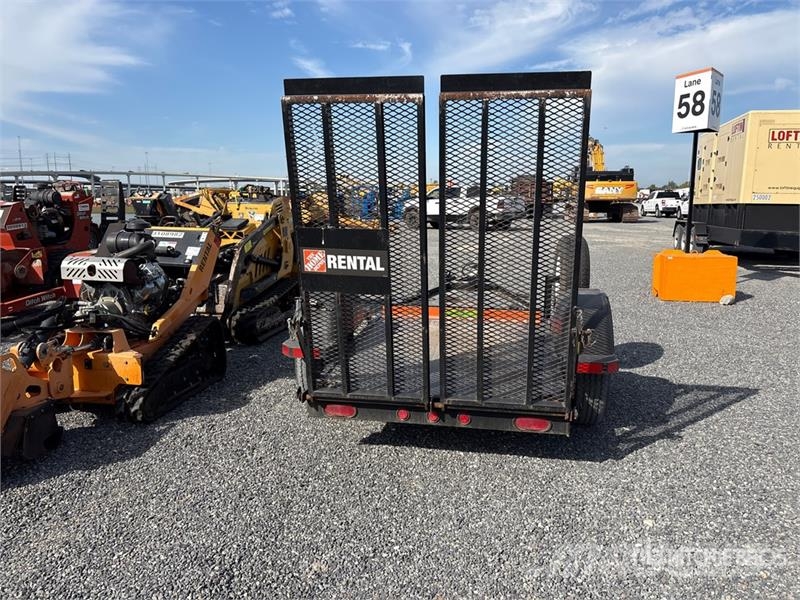 MMDI 614SLTD 6 ft S/A Equipment Trailer Autotreilerid