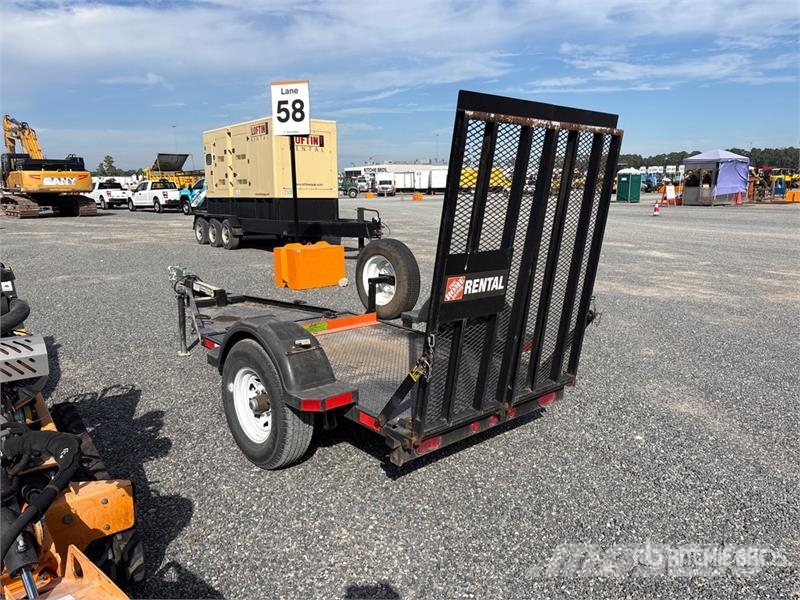 MMDI 614SLTD 6 ft S/A Equipment Trailer Autotreilerid