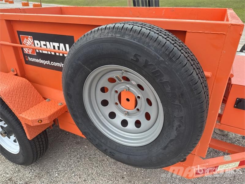 MMDI 7 ft S/A Dump Utility Trailer Bañera